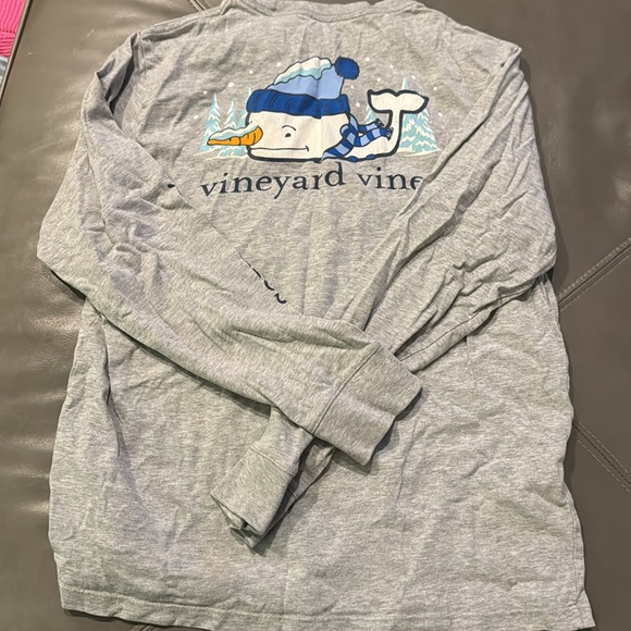 Vineyard Vines Snowman Shirt Youth Large 16 - Picture 4 of 4